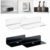 1/2Pcs Acrylic Self Adhesive Floating Wall Shelves Storage Display Shelf Speaker