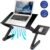 Folding Laptop Desk Table Bed Adjustable Portable Computer Stand Tray Furniture