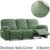 Recliner Sofa Cover Full Cover Stretch Jacquard Sofa Slip Cover 3-Seat Removable