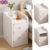 Small Slim Bedside Table Sofa End Side Table Nightstand Bedroom Drawer Cabinet