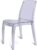 Transparent Clear Chair, Stackable, Made in UK, Recyclable, Strong, UV Resistant