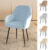 Velvet Short Back Dining Chair Cover Curved Seat Slipcover Stretch Seat Cover UK