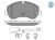 Original MEYLE Brake Pad Set Disc Brake 025 256 0217 for Ford