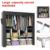 Fabric Canvas Wardrobe Clothes Closet + Hanging Rail Rack Shelf Storage Portable