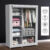 2024 Fabric Canvas Wardrobe With Clothes Hanging Rail Shelves Storage Cupboard