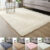 Pure Fluffy Rugs Shaggy Rug Bedroom Living Room Anti Slip Soft Carpet Floor Mat