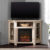 New Modern 48″ Corner Fireplace TV Stand Console Entertainment Unit Living Room