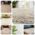 Thick Large Beige Shaggy Rugs Super Soft Rug Bedroom Living Room Carpet Mats UK