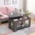 Wooden Lift Up Top Coffee Table With Storage Shelf Living Room Home Office Grey