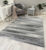 New Modern Grey Silver Wave Rugs Mats Large Small Hallway Runners Area Carpet