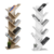 Mondeer 9 Tier Display Tree Bookshelf Storage Organizer Home Office Oak/White