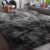 Fluffy Rugs Large Shaggy Rug Bedroom Living Room Anti Slip Soft Carpet Floor Mat