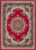 Red Gold Living Room Rug Décor, Hallway Runner Mat, Traditional Floor Carpet