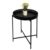 NEW Black Metal Side Coffee Tray Table With Removable Top Living Room  Load 10KG