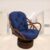 Swivel Rocking Chair Cushion Seat Cushions 115cmx50cm Outdoor/Indoor Blue