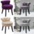 Velvet Dressing Table Chair Vanity Stool Piano Dining Chair Makeup Stool Bedroom