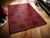 80cm x 150cm CHECKED FLATWEAVE Design RED Household RUG