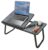 Laptop Bed Table Computer Notebook Desk Stand with Foldable Legs & Cup Slot Tray