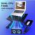 Folding Laptop Desk Table Bed Adjustable Portable Stand Tray Furniture With Fan