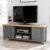 Living Room Furniture Graphite Oak Coffee Console TV Stand Solid Bookcase