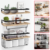 3PCS Wooden Floating Shelves Wall Mounted Display Storage Hold Book Shelf NEW