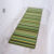 Stripes Green Non Slip Long Runner Rug Anti Slip Hallway Geometric Runner Mats