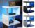 Small Side Table With Storage LED High Gloss Sofa End Coffee Table Living Room