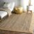 Farmhouse Jute Rug Hand Woven Rectangle Runners Area Rug Jute Carpet Boho Rugs