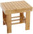 Step Stool, Heavy Duty Bamboo Multi Purpose Step Stool&Seat with a Storage Shelf