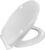 Soft Close Toilet Seat White Bathroom Oval Shape WC Heavy Duty Seats Anti Slam