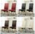 Set of 2 Faux Leather Dining Chairs Roll Top Scroll High Back home restaurants