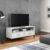 Solid Wood Pine TV Cabinet with Metal Legs OSLO Furniture Multi Colours vidaXL