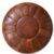 Premium XL Leather Pouffe Honey Brown – Delivered Stuffed, Ottoman, Footstool