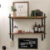 2 Tier Vintage Wall Unit Floating Hanging Shelf for Kitchen Bedroom Living Room