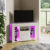 Modern Corner Unit TV Stand Cabinet High Gloss Door & Matt Body RGB LED Lighting