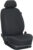 2018 Ford Transit Connect Dimension Seat Covers COMPLETE 6 Seater: Black