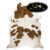 AMAZING artifical Cowhide Rug piebald Cow printed white brown Large size Carpet