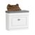 SoBuy Hallway Shoe Bench Shoe Cabinet with Flip-drawer and Cushion,FSR82-K-W,UK