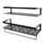 2x Metal Floating Shelves Wall Mounted Display Storage Decor Rustic Home Office