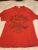 Mens Ford Printed  T-shirt Size M Red.