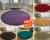 Excellent Quality Shaggy Circle Rug Living Room Bed Room Made in TURKEY