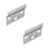 2x Pack of Kitchen Cabinet Hanging Bracket Wall Mounting Hanger Plate 63x38mm