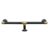 Bar/Kitchen Foot Rail Made From Industrial Raw Steel & Brass Iron Pipe Fittings!