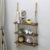 Wooden Hanging Rope Shelf Wall Mounted Floating Shelf Storage Rustic 3 Tiers