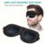 Soft Padded Sleep 3D Mask Eye Blackout Luxurious Blindfold Travel Eye Cover UK✅