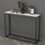 White Wooden Console Table Free Standing Metal Legs Hallway Living Room Display