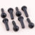 25Pcs Black  TR 413 Snap-In Tire Valve Stems Short Rubber Valve sw