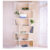 Wooden 6 Tier Bookcase Shelves Bookshelf Unit S Shape Wall Stand Storage Display