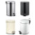 SMALL S / STEEL 3 LTR PEDAL BIN KITCHEN BATHROOM TOILET RUBBISH IN BLACK / WHITE