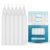 12-96 Household Dinner Taper Candles Unscented 2x18cm White 8 Hours Long Burning